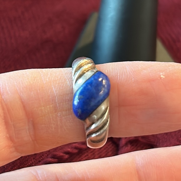Lapis 925 Sterling ring - Picture 3 of 3